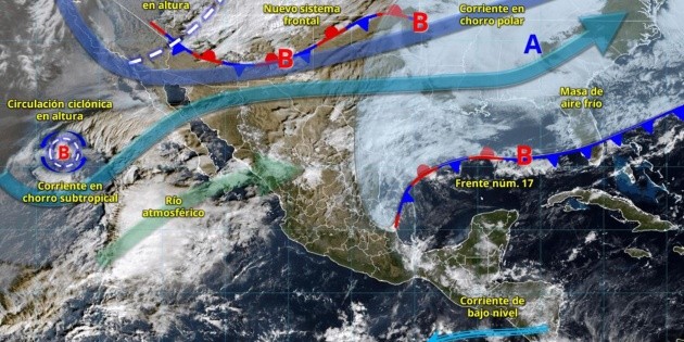  Frente frío 18: Estados que serán más afectados por las bajas temperaturas – Informador.mx