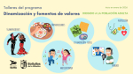  Abierto el plazo de inscripción para los talleres del programa “Dinamización y Fomento de Valores”.