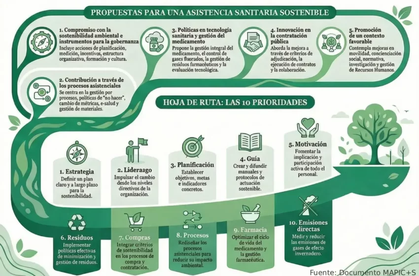  El proyecto MAPIC+S plantea una hoja de ruta verde para la sanidad española