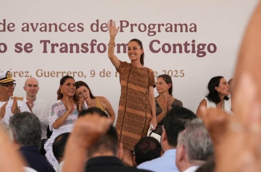  Guerrero, entre los estados más visitados por Sheinbaum durante 2025