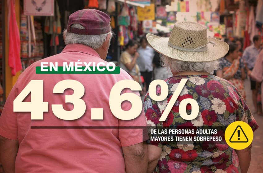  En México, el 43.6 % de las personas adultas mayores tienen sobrepeso – Revista Fortuna