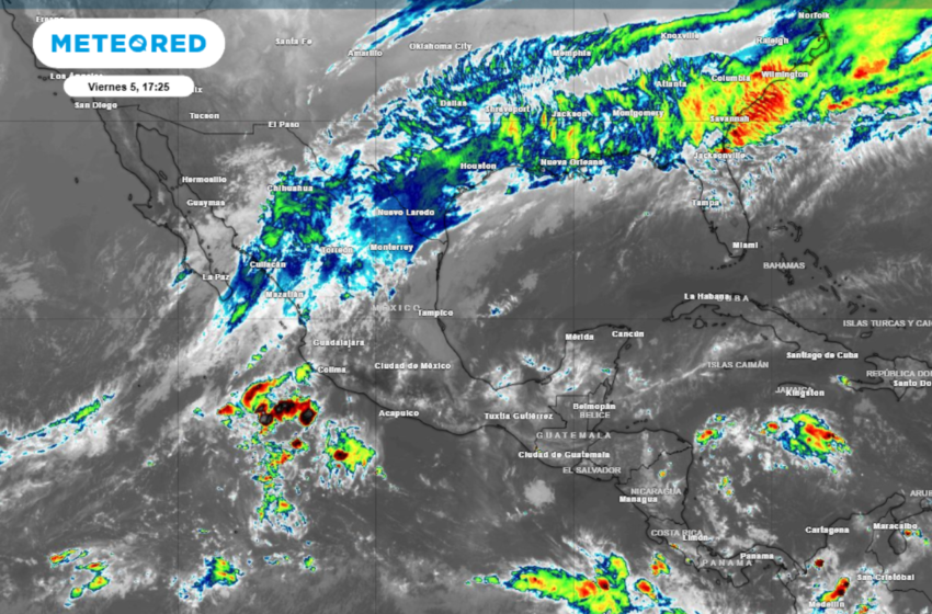  Entre el sábado y el domingo México tendrá lluvias y caída de nieve y aguanieve