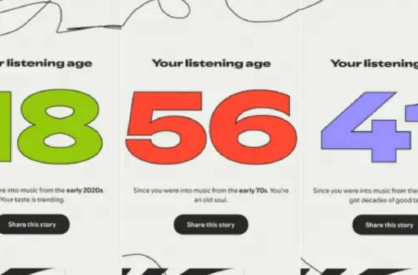  Spotify Wrapped 2025 estrena la “Edad Sonora”: así puedes ver tu resultado – RÉCORD