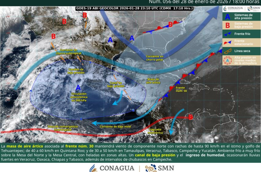  Continuarán temperaturas bajas en sierra de Tamaulipas y prevén ligeras lluvias