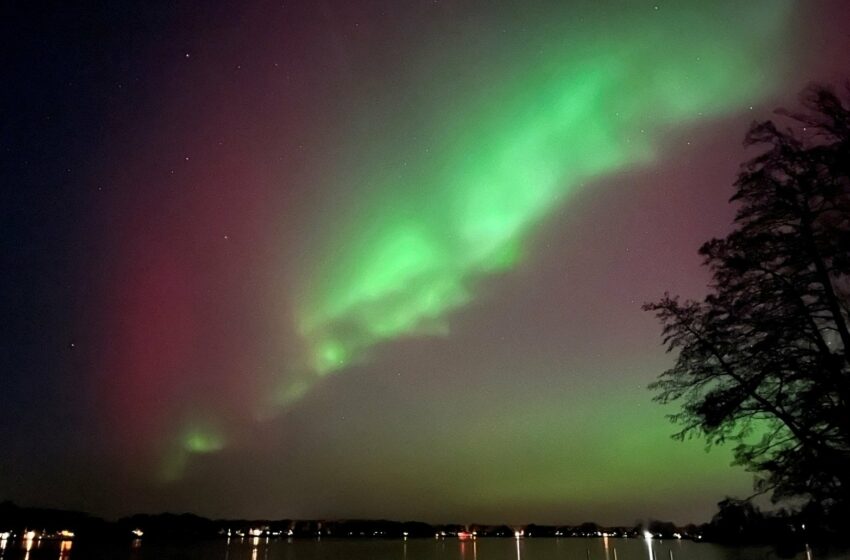  Un espectáculo de auroras boreales sorprendió a varios países