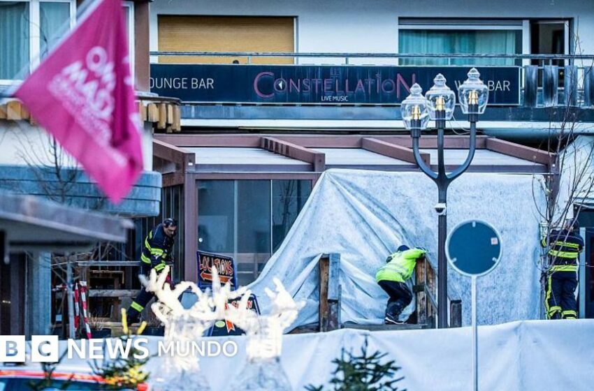  Al menos 40 muertos y 115 heridos tras un incendio en un bar en un centro turístico de esquí en Suiza