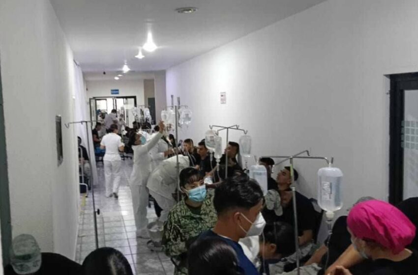  Intoxicación en cuartel de la Guardia Nacional deja más de 100 hospitalizados en Veracruz