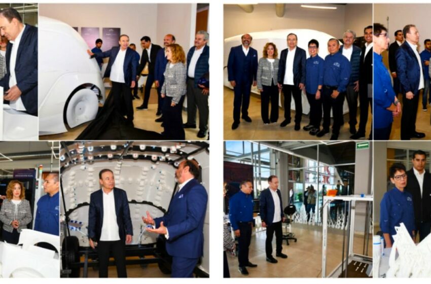  Gobernador Durazo supervisa avances del primer vehículo eléctrico que se construye en Sonora