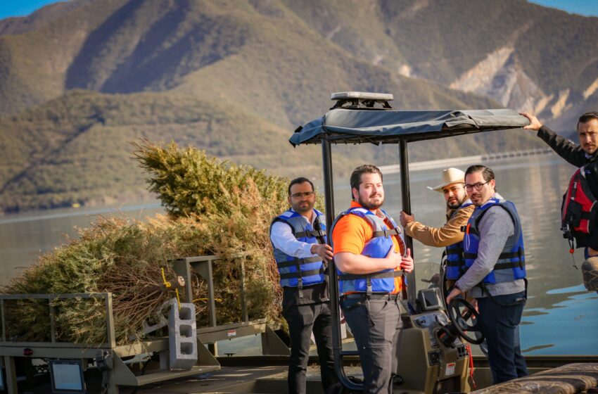  Mandan árboles de Navidad al fondo de Presa La Boca para proteger fauna – Quadratín