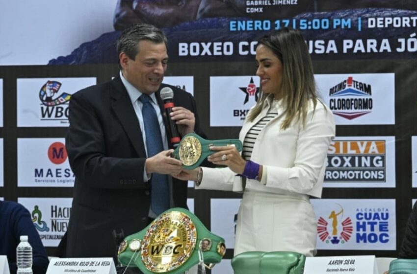  Boxeo con causa en la Cuauhtémoc: alimentos como boleto de entrada