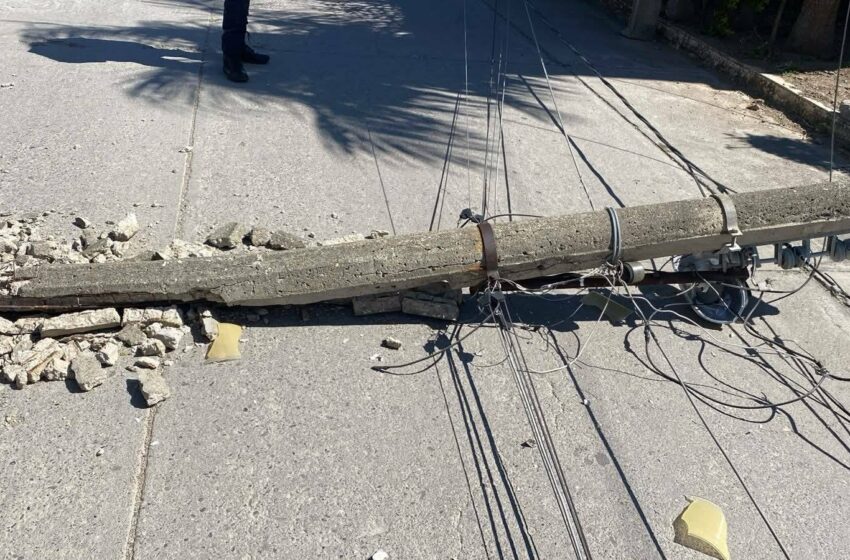  Provocan rachas de viento caída de poste en Ciudad Ixtepec – NVI Noticias