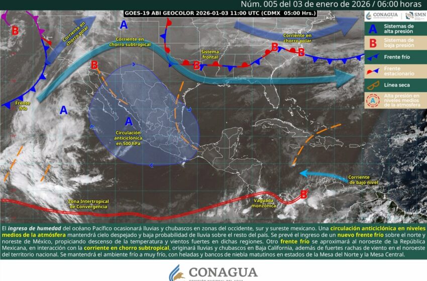  SMN pronostica fuertes vientos en el norte y el centro del país – La Jornada