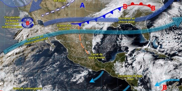  Frente Frío 33: ¿Qué estados serán los más afectados por heladas y frío intenso?