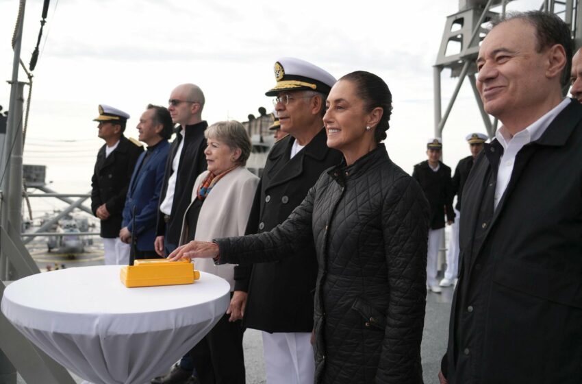  Sheinbaum inaugura museo subacuático y suma buque al arrecife artificial en San Carlos