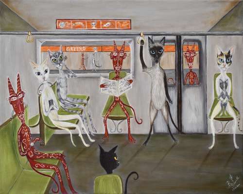  Atrae a estudiantes de la UAM Iztapalapa el surrealismo de Brianda Zareth Huitrón