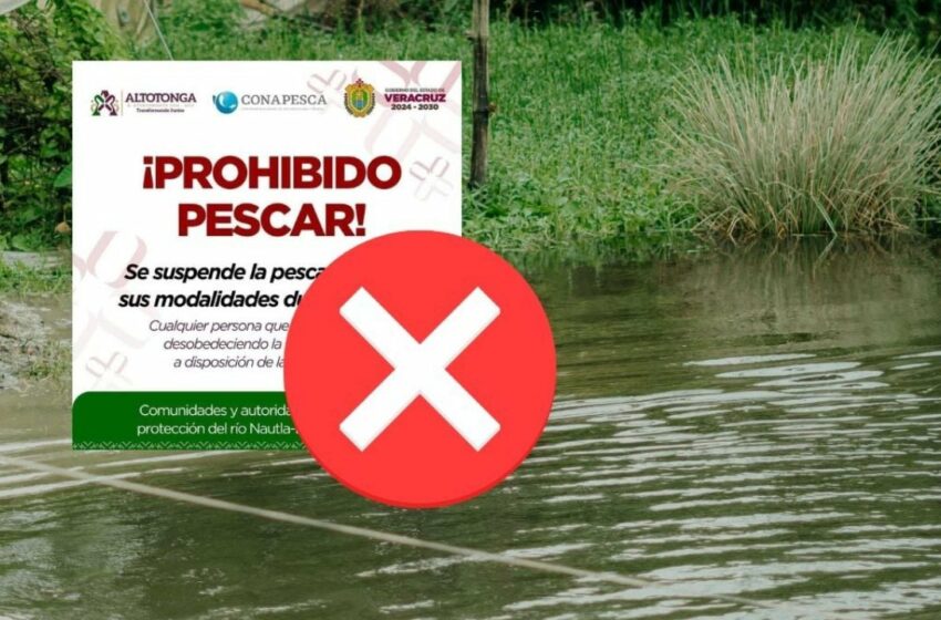  Conapesca desmiente suspensión de pesca en Altotonga por 2 años; ayuntamiento baja aviso
