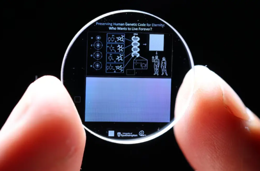  Cristales de memoria, la tecnología que podría guardar información durante miles de años
