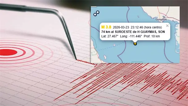  Sismo de 3.8 en suroeste de Guaymas: Protección Civil Sonora – Expreso