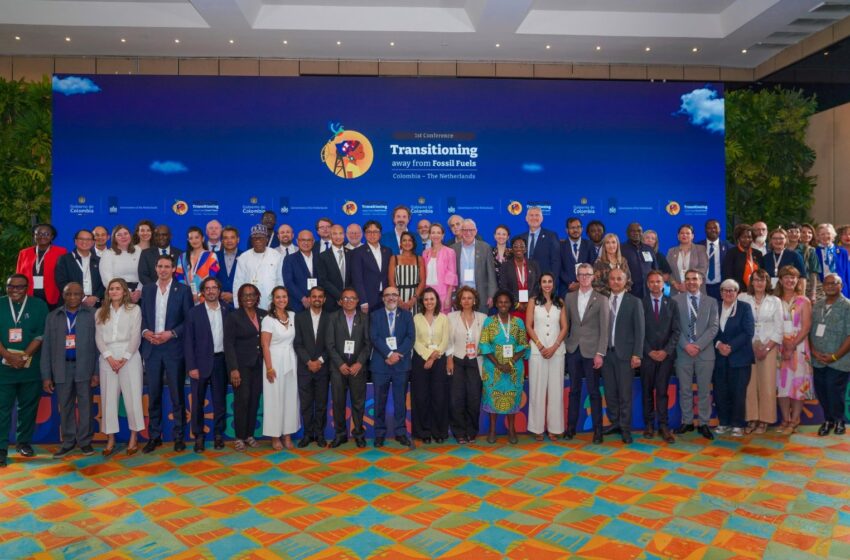  56 países se reúnen en Colombia para acelerar transición justa más allá de los fósiles –