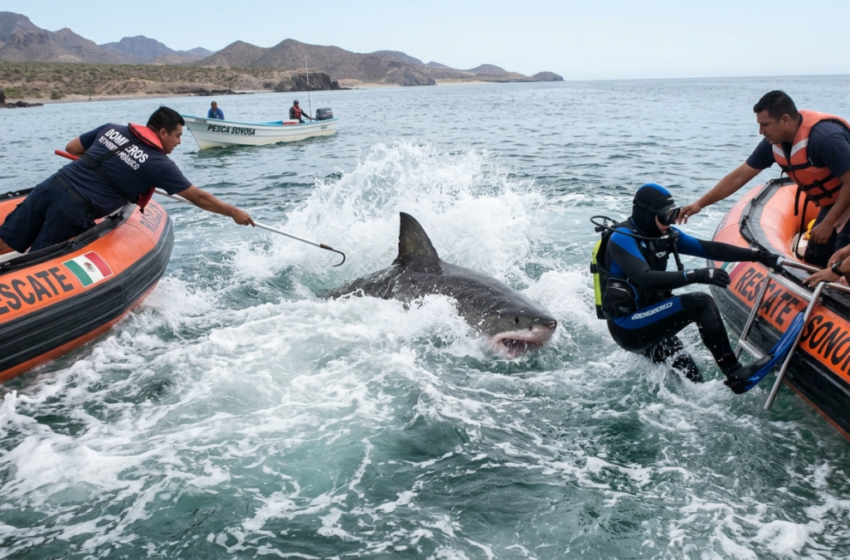  Ataque de tiburón en Sonora deja a buzo con lesión en el hombro – Excélsior