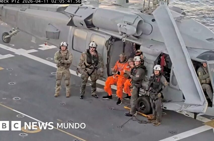  La tripulación de Artemis II inicia la peligrosa maniobra de reingreso a la Tierra – BBC