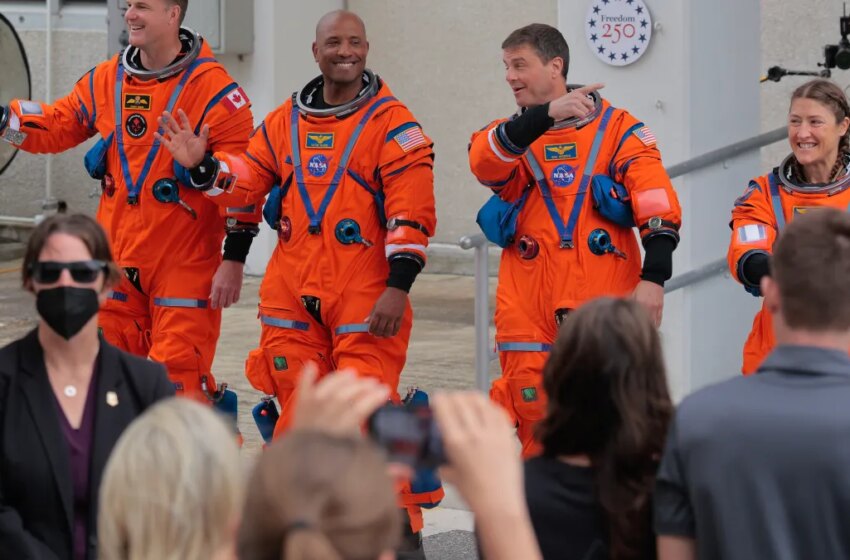  Artemis II: astronautas despiertan en la nave Orion durante primera órbita a la Tierra