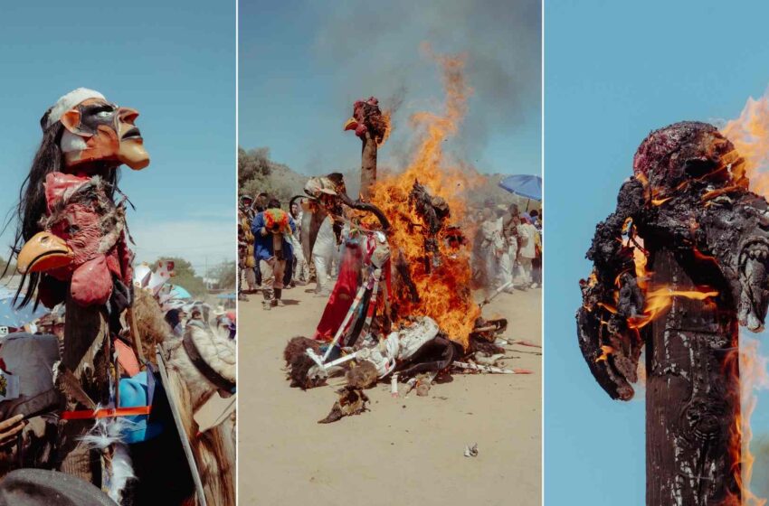  Así Fue la Tradicional Quema de Máscaras de Fariseos Yaquis 2026 en Hermosillo, Sonora