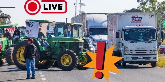  EN VIVO | Bloqueos de transportistas y agricultores | Jalisco y México