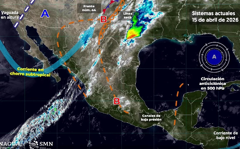  Hoy martes se prevén intervalos de chubascos en áreas de Hidalgo: Conagua