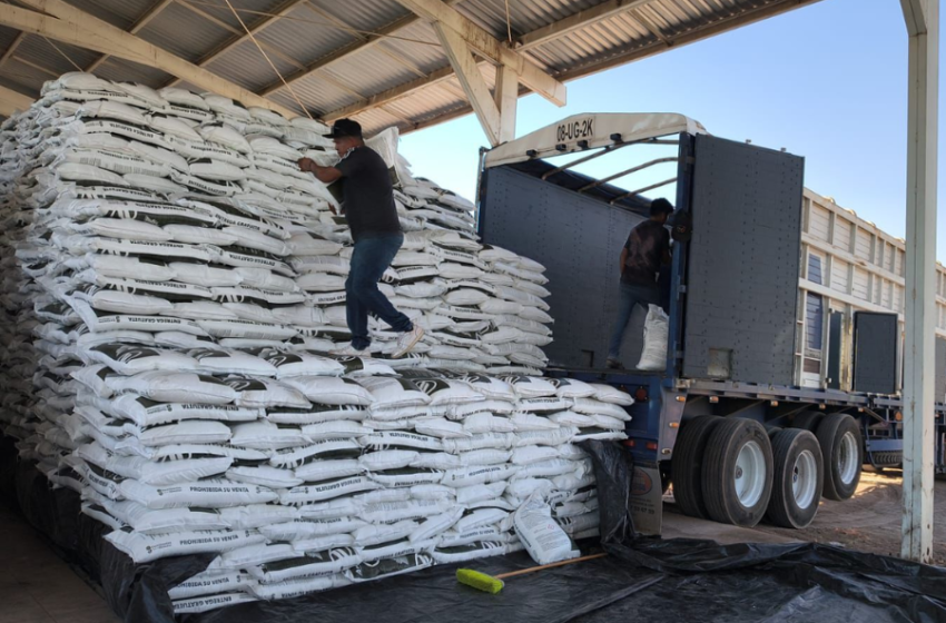  Sader entrega 6 mil toneladas de fertilizante a productores de Sonora