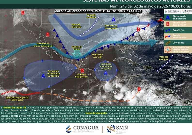  Pronóstico de ambiente muy caluroso con prevalencia de la onda de calor en Michoacán