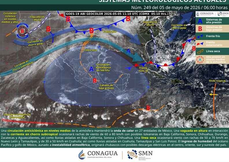  Prevalecerá la onda de calor sobre 27 entidades de México – Esfera Noticias
