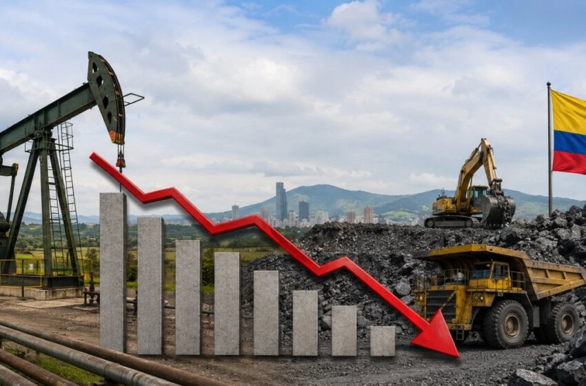  PIB de petróleo, gas y minería en Colombia completaría más de dos años en caída