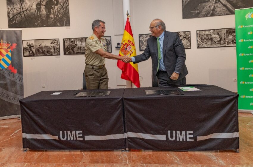  La UME e Iberdrola impulsan su colaboración en formación y simulación virtual para la gestión de emergencias