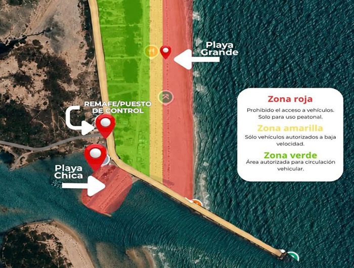  Tras muerte de menor, establecen zonificación vehicular en Playa La Pesca