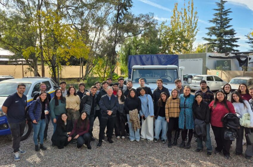  estudiantes de distintas carreras conocieron cómo funciona la actividad minera en Mendoza
