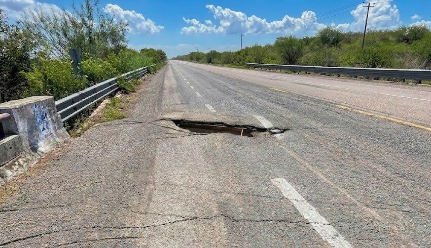  Carreteras en abandono: el peligro crece en tramos Soto la Marina-La Pesca