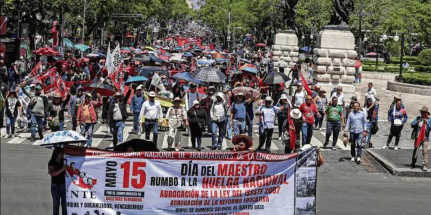  CNTE anuncia paro nacional, suspenden clases en esta fecha