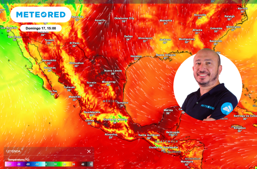  El tiempo en México este fin de semana: calor de más de 40 °C y tormentas eléctricas dispersas