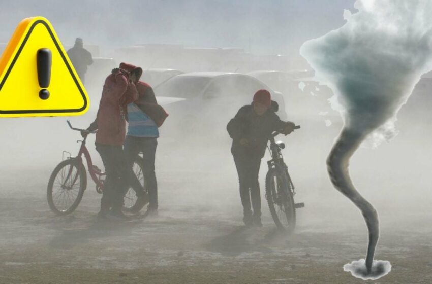  Torbellinos y tolvaneras amenazan a 5 estados; SMN prevé vientos de hasta 80 kilómetros por hora
