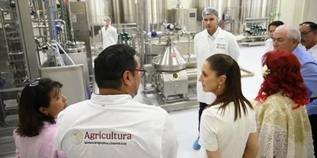  Claudia Sheinbaum inaugura planta “Leche para el Bienestar” en Campeche