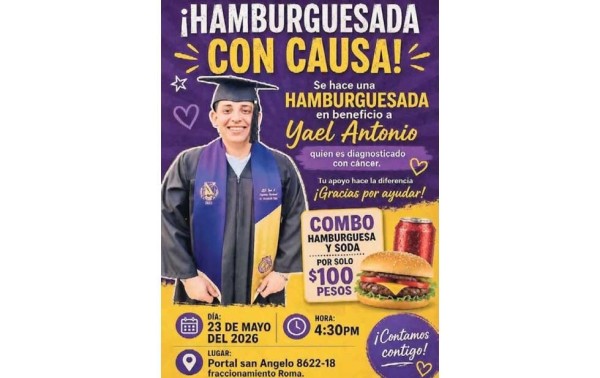  Hoy, venta de alimentos para apoyar a Yael Antonio – El Diario de Juárez