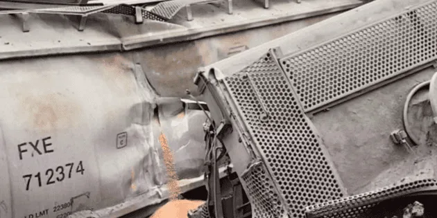  Se descarrila tren de carga en Córdoba, Veracruz