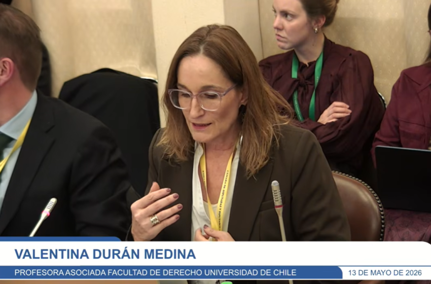  Profesora Valentina Durán expone ante la Comisión de Medio Ambiente de la Cámara de …