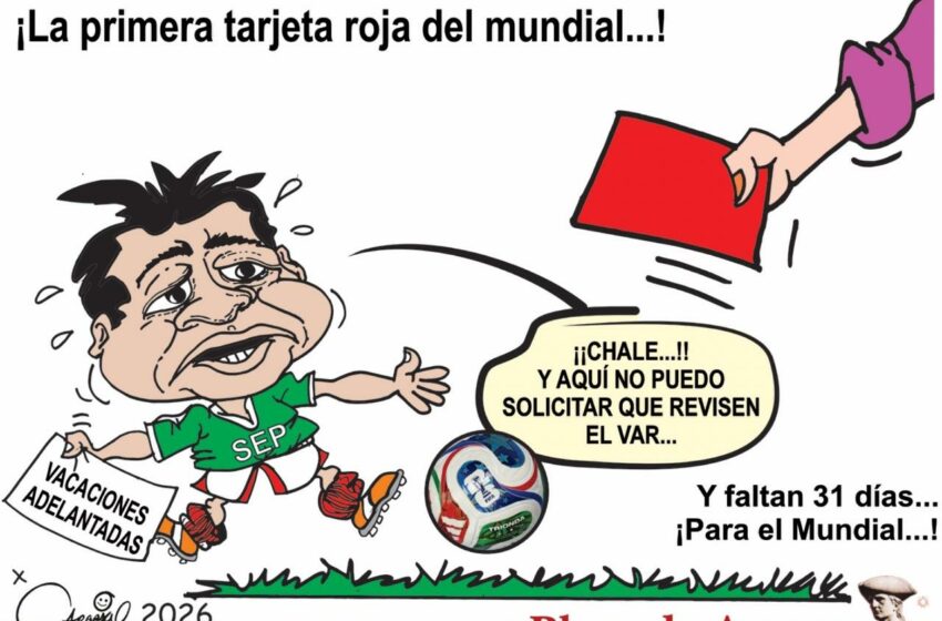  ¡La primera tarjeta roja del Mundial! – Plaza de Armas | Querétaro