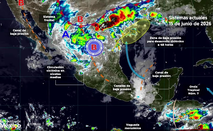  Se prevén para este lunes lluvias puntuales fuertes en áreas de Hidalgo: Conagua