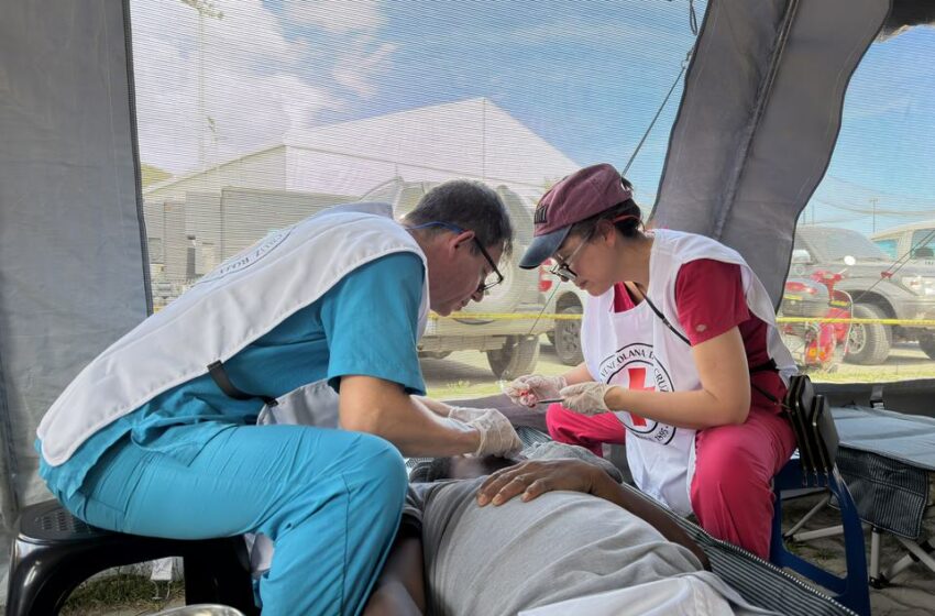  Cruz Roja Española despliega una clínica de emergencia en Venezuela