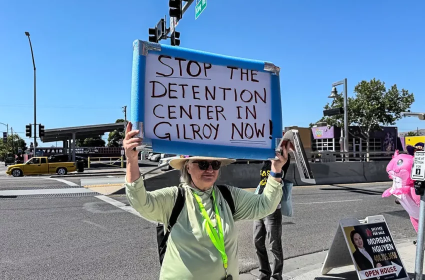  los residentes de Gilroy, California, se oponen a la construcción de una instalación del ICE