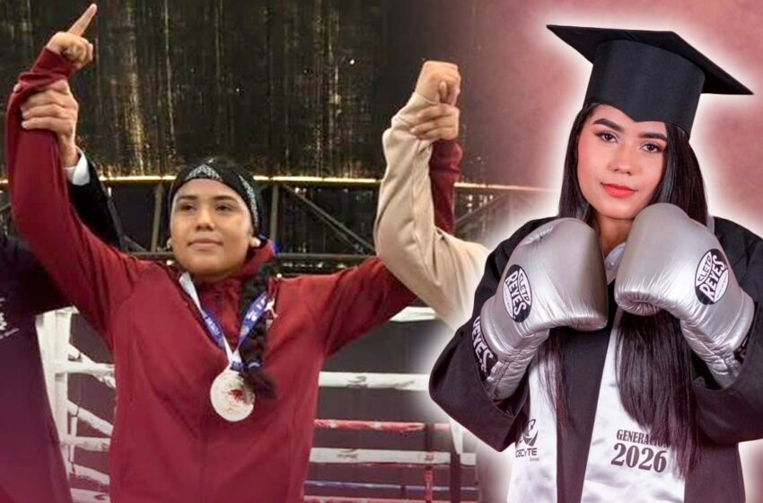  Alumna del Cecyte Sonora sube al podio en Festival Olímpico de Boxeo 2026