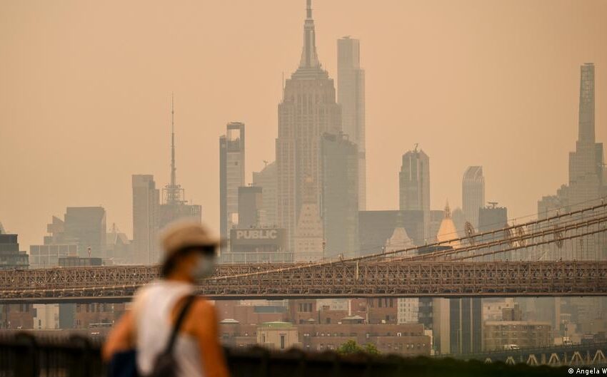  Incendios forestales en Canadá afectan el aire en EE.UU. – DW.com